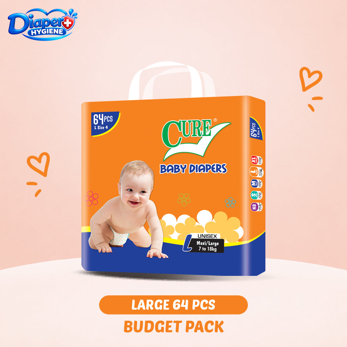 Cure Budget Baby Diaper | Affordable Baby Diapers