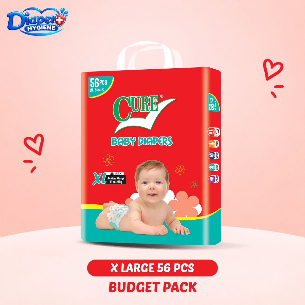 Cure Budget Baby Diaper | Affordable Baby Diapers