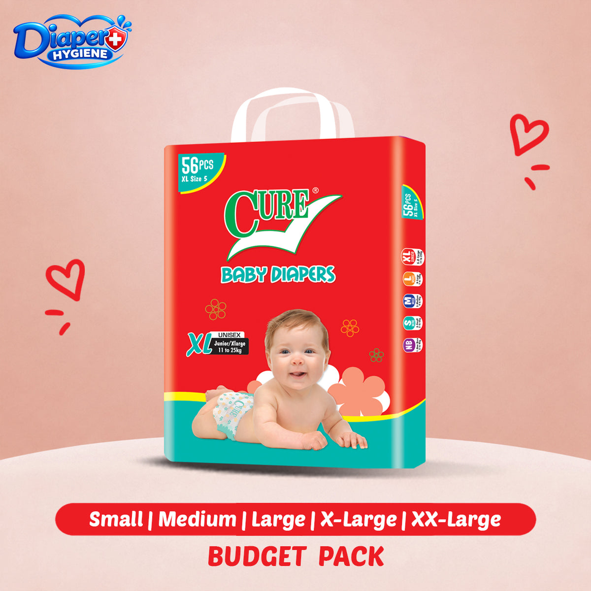 Cure Budget Baby Diaper | Affordable Baby Diapers