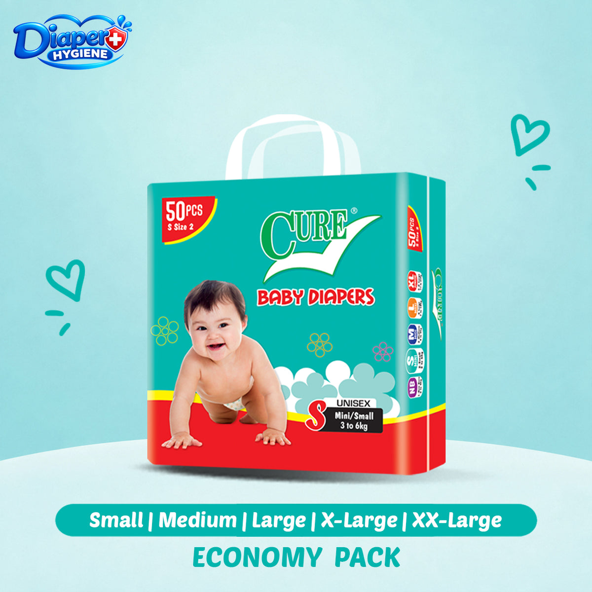 Cure Economy Baby Diaper | Affordable Baby Diapers