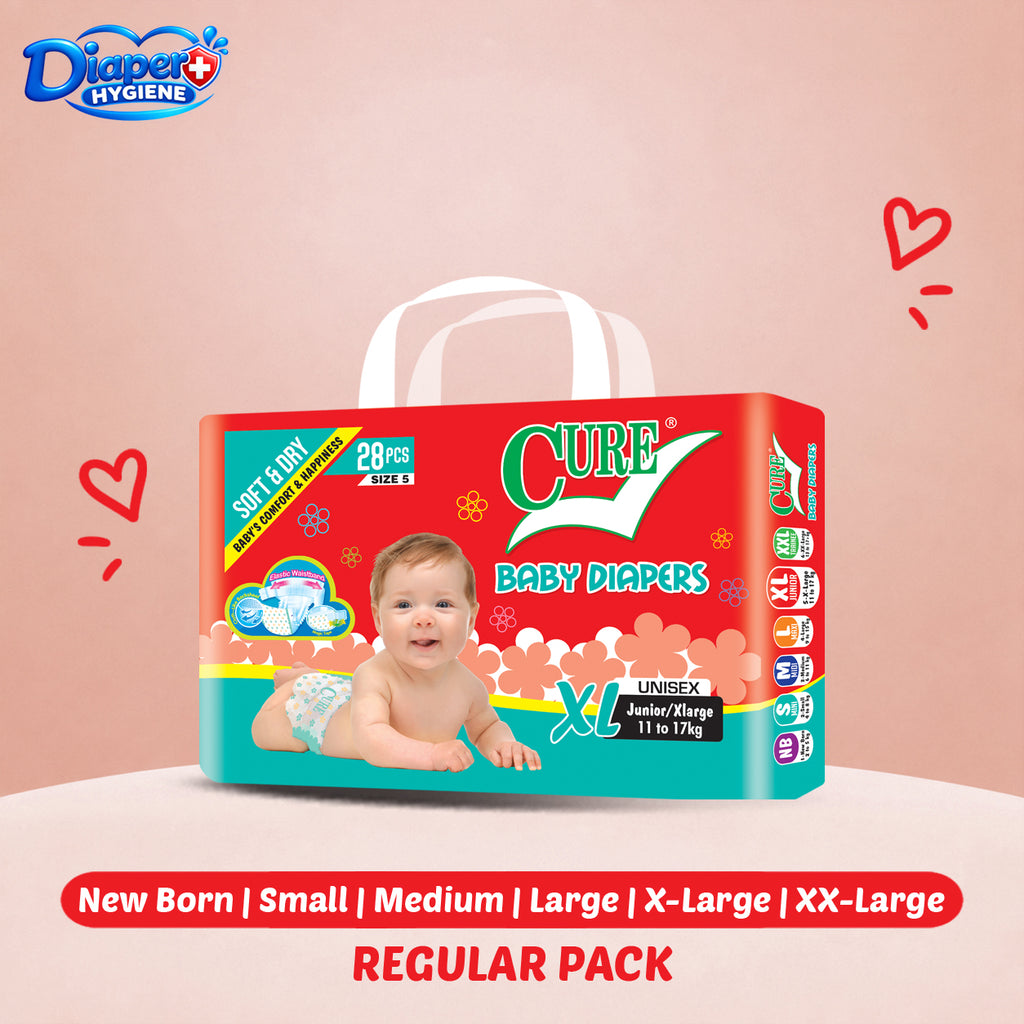 Cure Regular Baby Diaper | Comfortable & Reliable