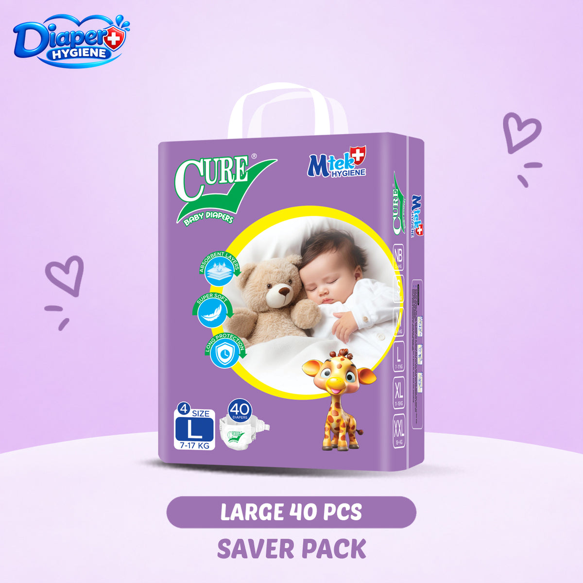 Cure Saver Baby Diaper | Affordable & Comfortable Diapers