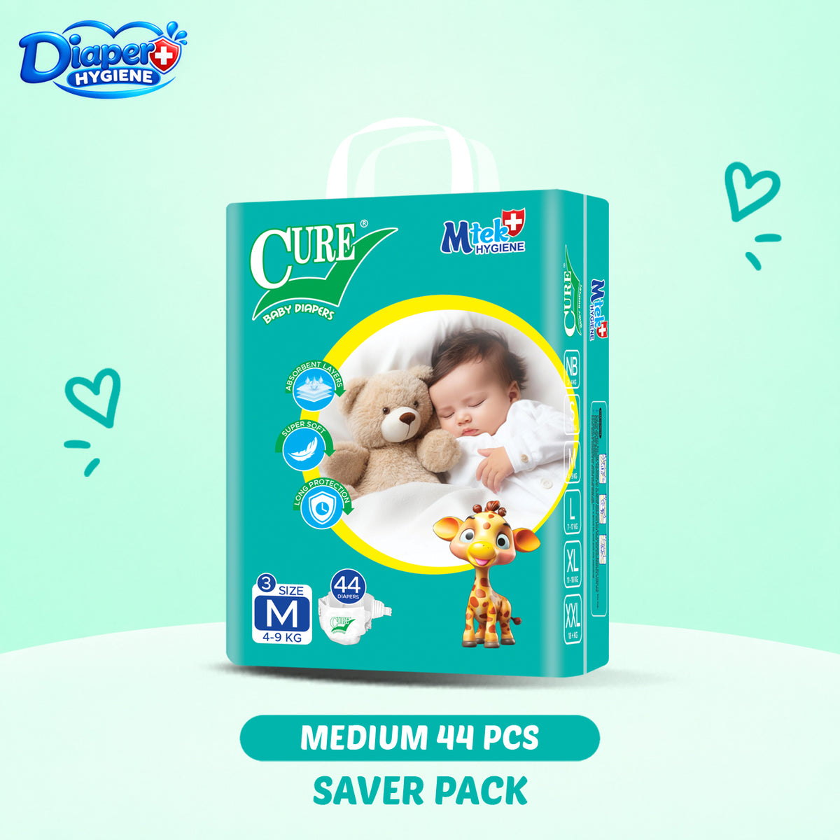 Cure Saver Baby Diaper | Affordable & Comfortable Diapers