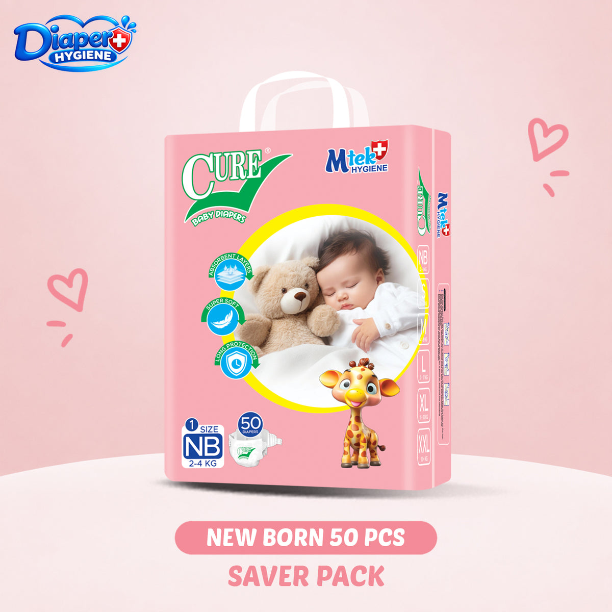 Cure Saver Baby Diaper | Affordable & Comfortable Diapers