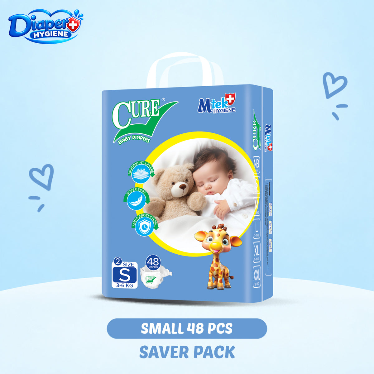 Cure Saver Baby Diaper | Affordable & Comfortable Diapers