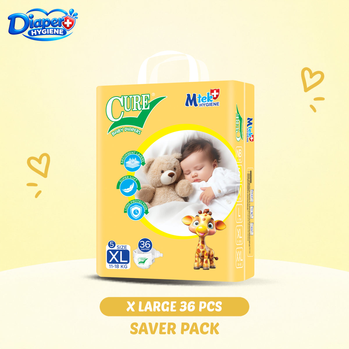 Cure Saver Baby Diaper | Affordable & Comfortable Diapers