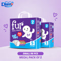 Fur Mega Baby Diaper Pack of 2 | Comfortable & Reliable Protection