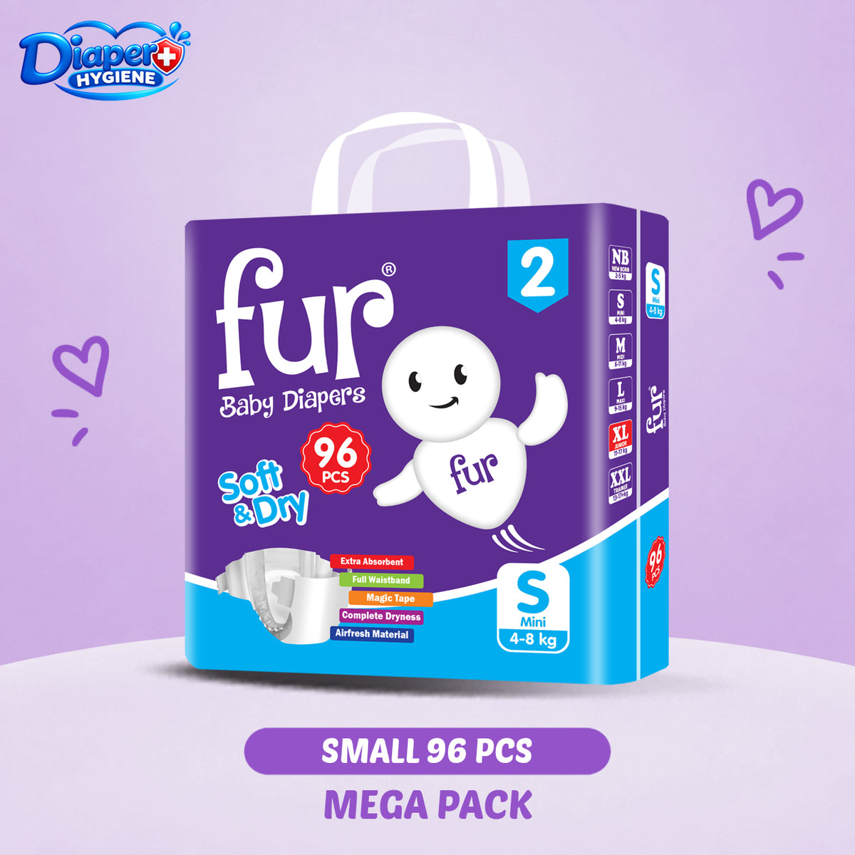 Fur Mega Baby Diaper | Comfortable & Reliable Protection