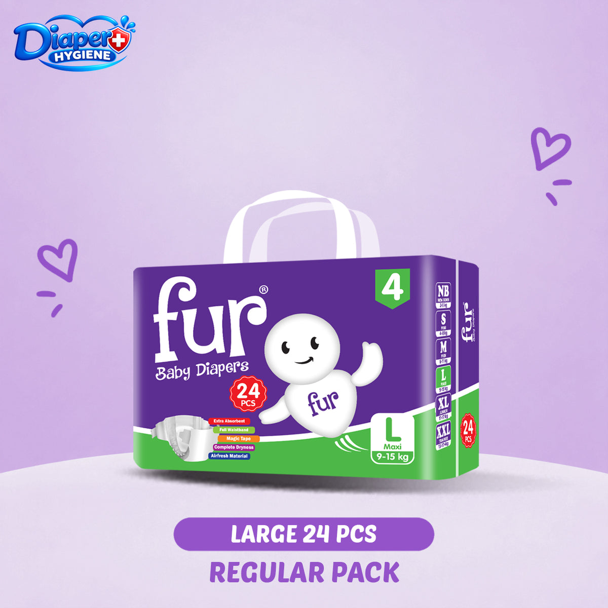 Fur Regular Baby Diaper | Soft & Comfortable Baby Care