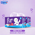 Fur Regular Baby Diaper Pack of 2 | Soft & Comfortable Baby Care