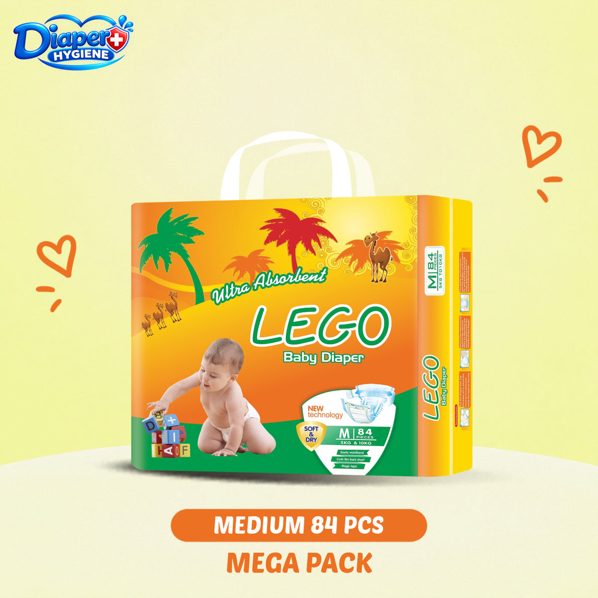 Lego Mega Baby Diaper | Soft & Comfortable Baby Care