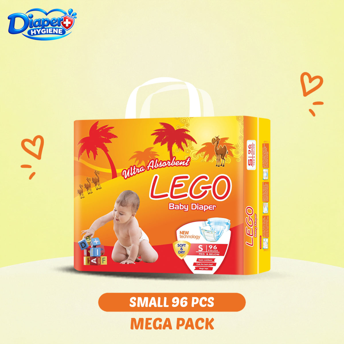 Lego Mega Baby Diaper | Soft & Comfortable Baby Care