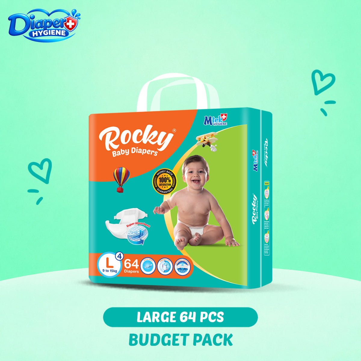 Rocky Budget Baby Diaper | Affordable Baby Diapers