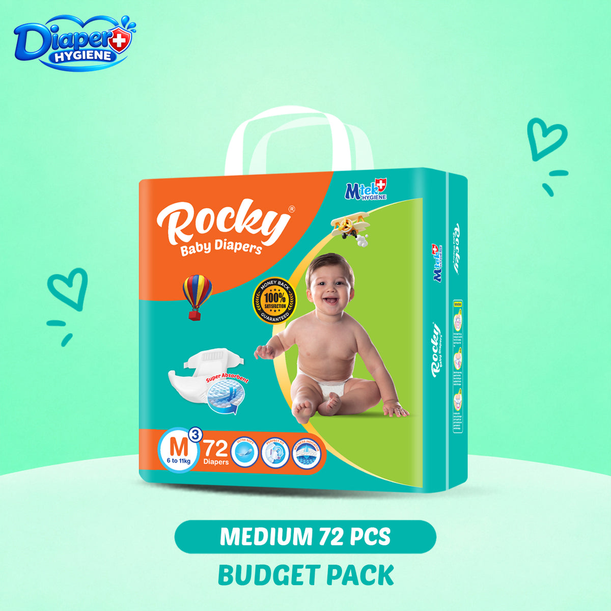 Rocky Budget Baby Diaper | Affordable Baby Diapers
