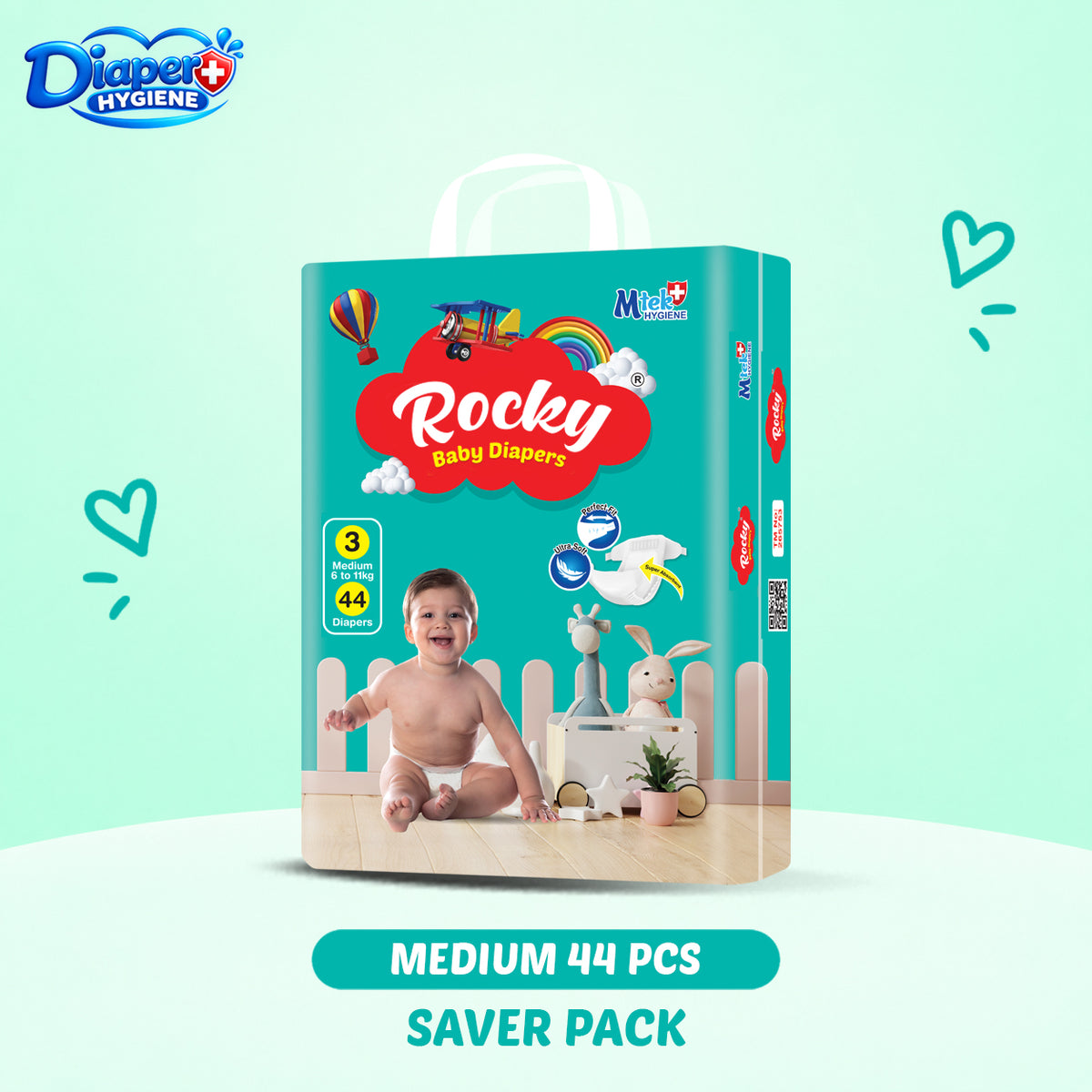 Rocky Saver Baby Diaper | Affordable & Comfortable Diapers
