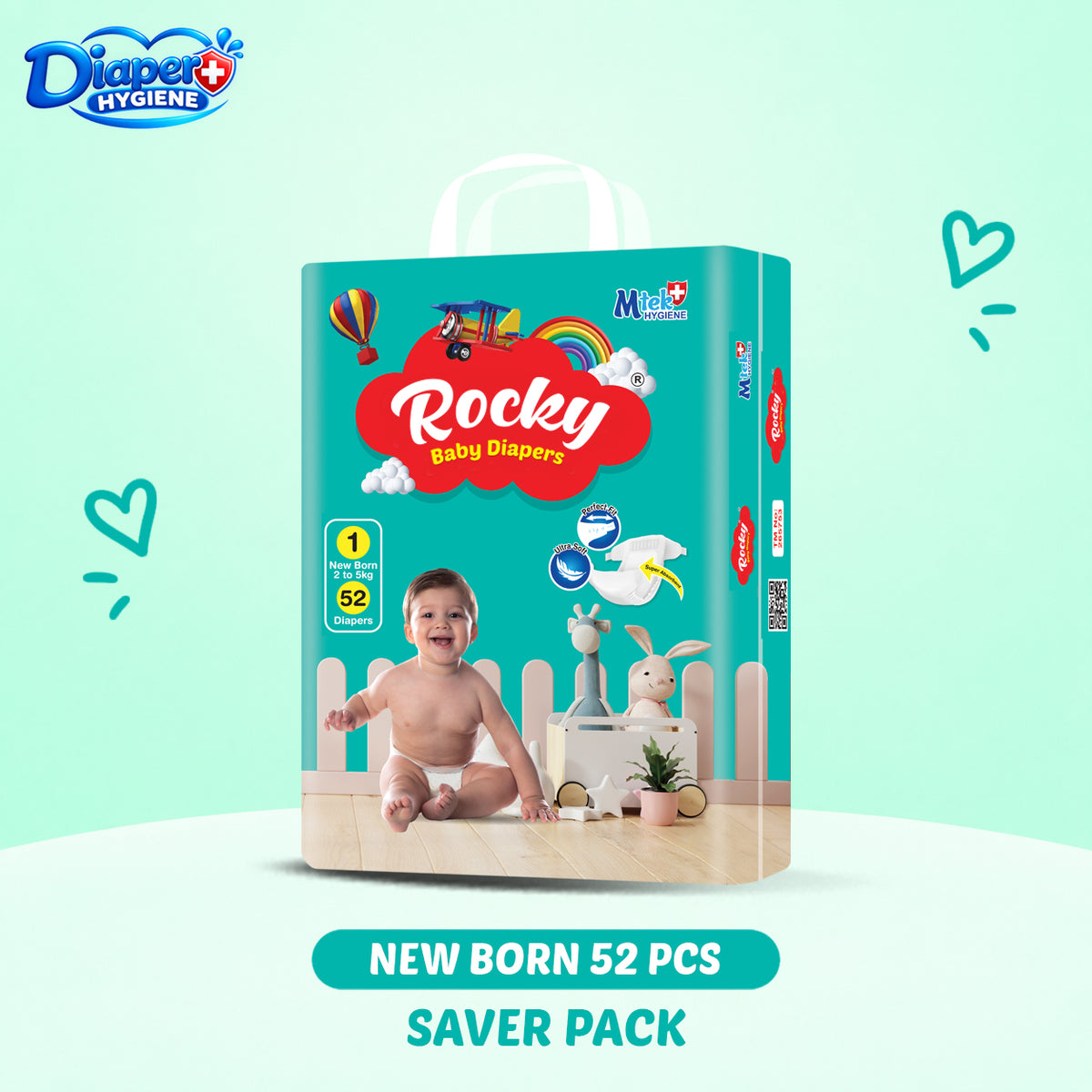Rocky Saver Baby Diaper | Affordable & Comfortable Diapers