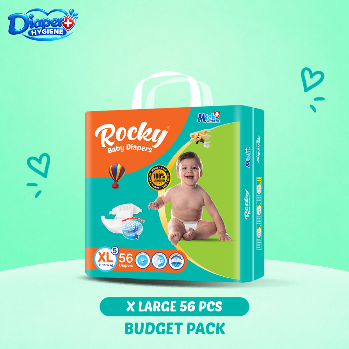 Rocky Saver Baby Diaper | Affordable & Comfortable Diapers