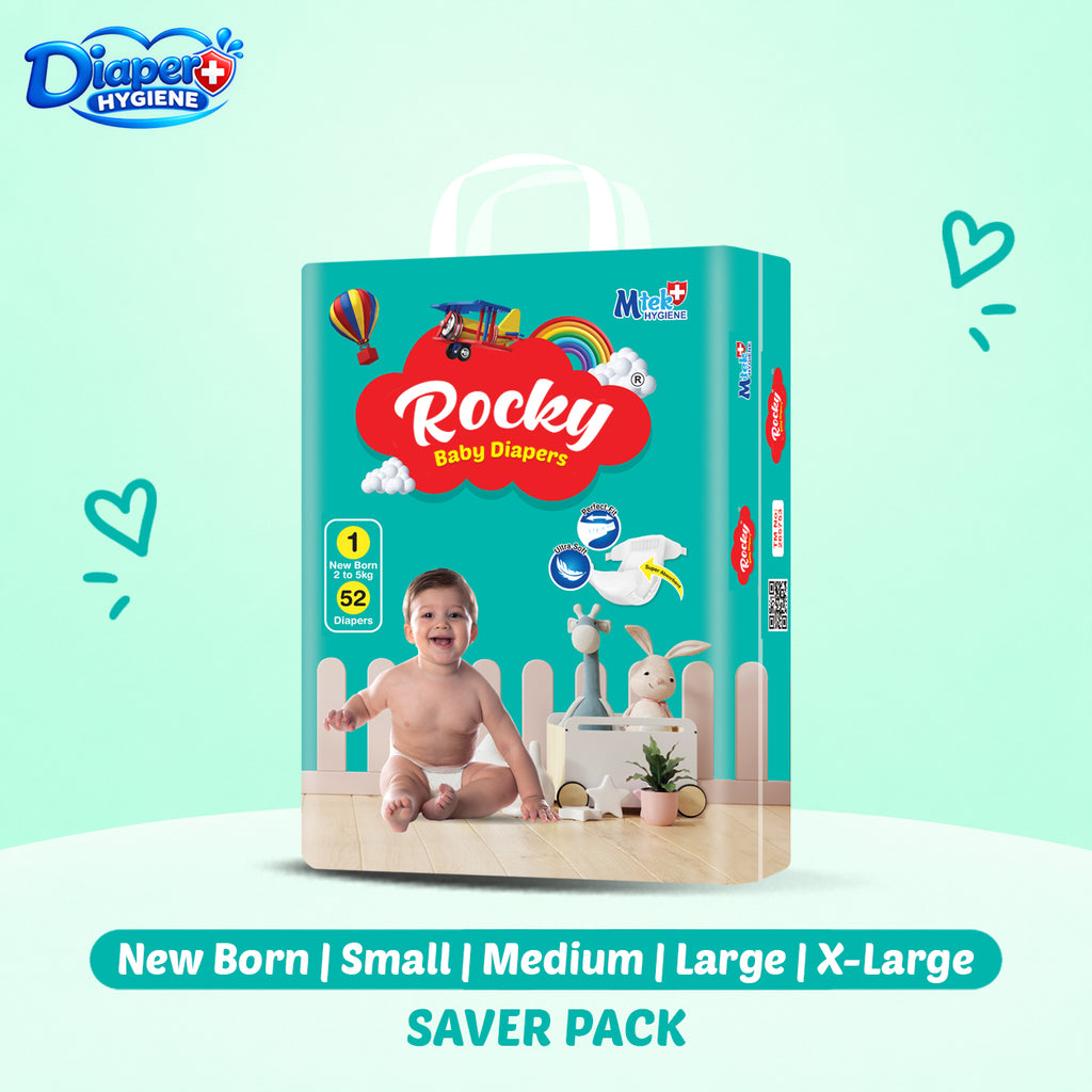 Rocky Saver Baby Diaper | Affordable & Comfortable Diapers