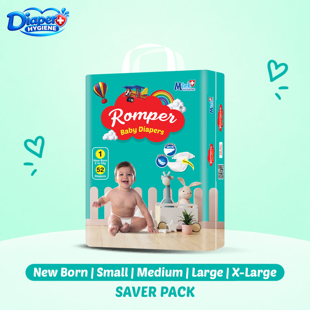 Romper Saver Baby Diaper | Soft & Comfortable Baby Care